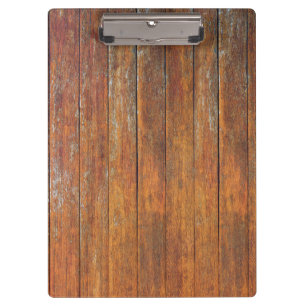 Porte-bloc Ajoutez votre logo bois de grange rustique