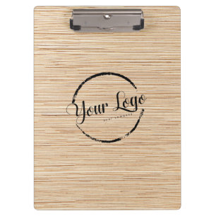 Porte-bloc Ajoutez votre logo bois de grange rustique