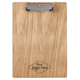 Porte-bloc Ajoutez votre logo bois de grange rustique