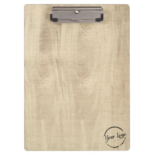 Porte-bloc Ajoutez votre logo bois de grange rustique