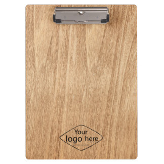 Porte-bloc Ajoutez votre logo en bois de grange rustique