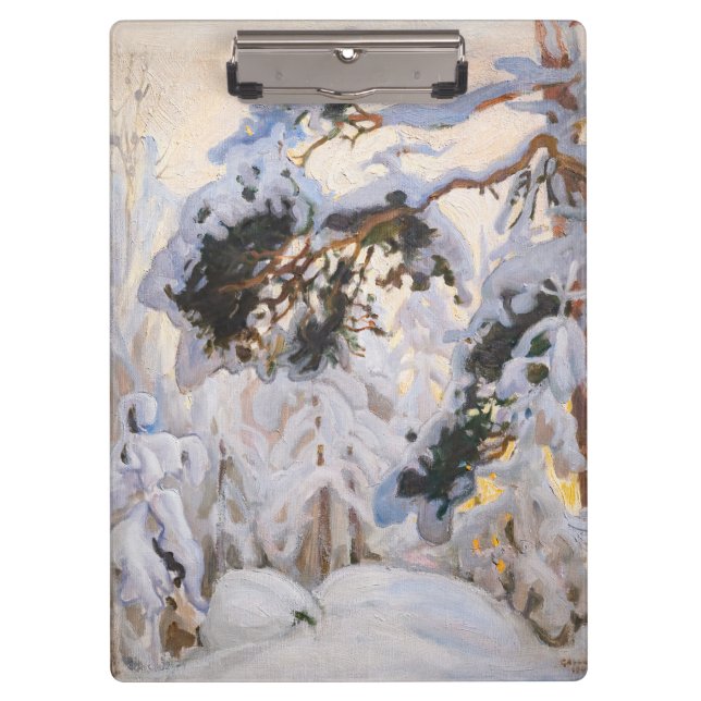 Porte-bloc Akseli Gallen-Kallela - Forêt en hiver (Devant)