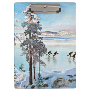 Porte-bloc Akseli Gallen-Kallela - Skaters près de Kalela Sho