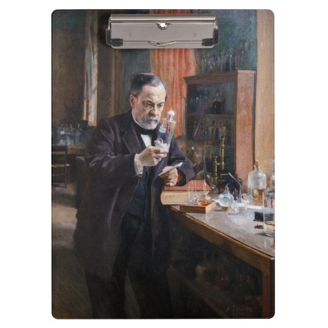 Porte-bloc Albert Edelfeue - Portrait de Louis Pasteur (Devant)
