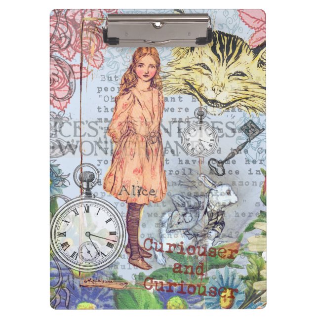 Porte-bloc Alice au pays des merveilles Classique Cheshire Ra (Devant)