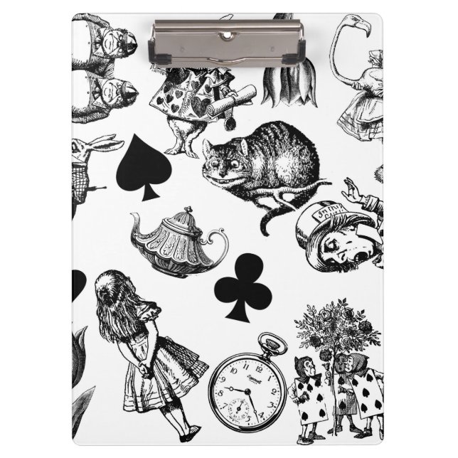 Porte-bloc Alice White Rabbit Wonderland Classic (Devant)