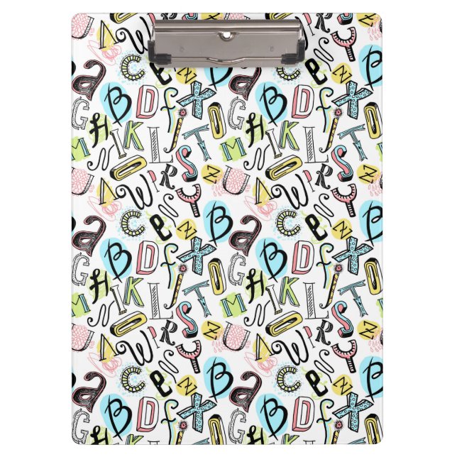 Porte-bloc Alphabet (Devant)