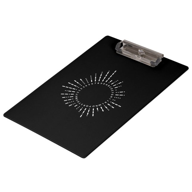 Porte-bloc Alphabet Code Morse (Incliné)