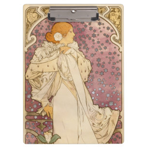 Porte-bloc Alphonse Mucha La Dame Aux Camelias : Art Nouveau 