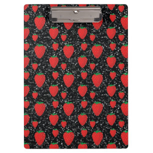 Porte-bloc Amants de fruits rouges élégants de fraises sucrée