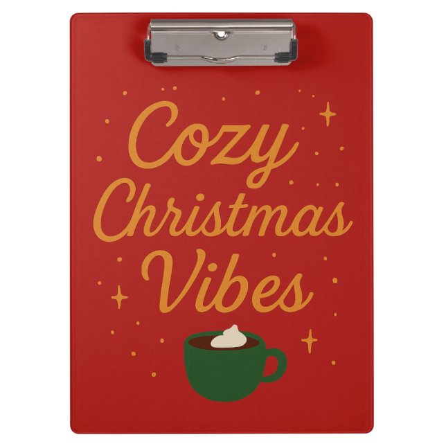 Porte-bloc Ambiance de Noël Cosy (Devant)