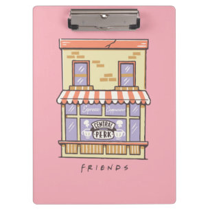 Porte-bloc AMIS™   Central Perk Cartoon Coffee Shop