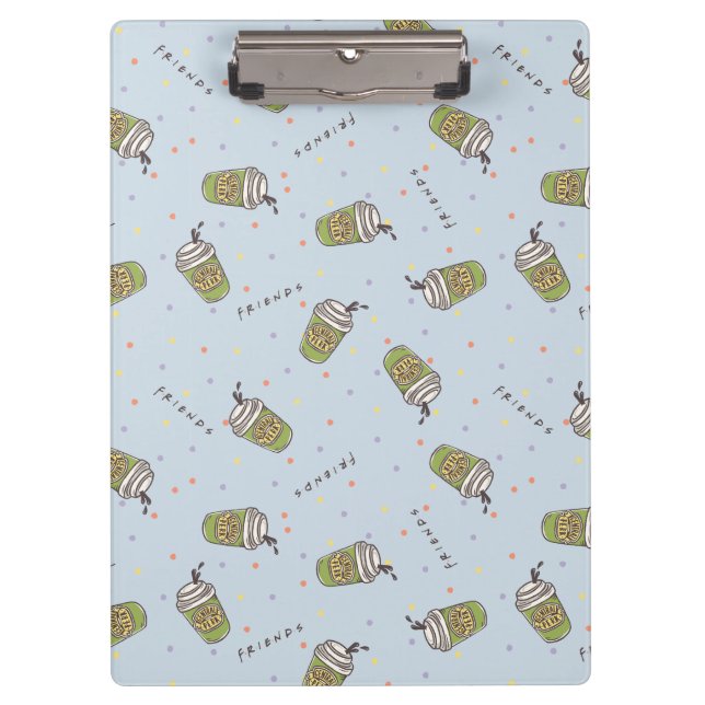 Porte-bloc AMIS™ | Polka Dot Central Perk Motif (Devant)