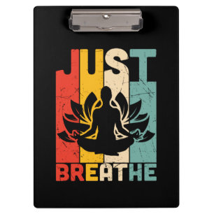 Porte-bloc Amoureux de yoga   Respirer simplement Yoga Lotus