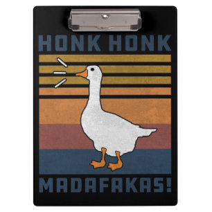 Porte-bloc Amusant Goose Honk Honk Madafakas Canard Vintage r