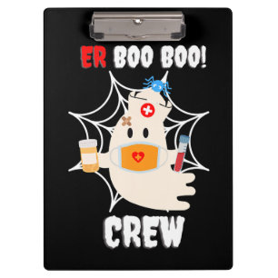 Porte-bloc Amusante ER Boo Boo Infirmière d'équipage Hallowee