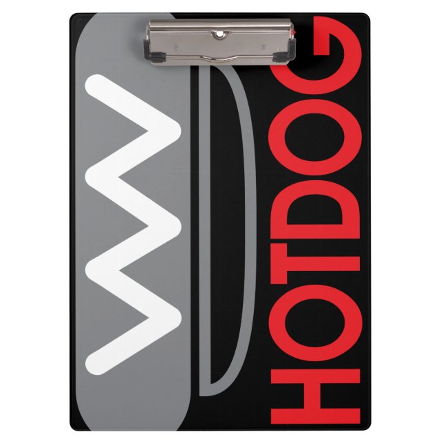 Porte-bloc Amusement d'icône Hotdog (Devant)