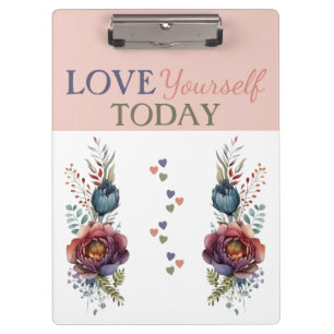 Porte-bloc Amusez-vous aujourd'hui floral