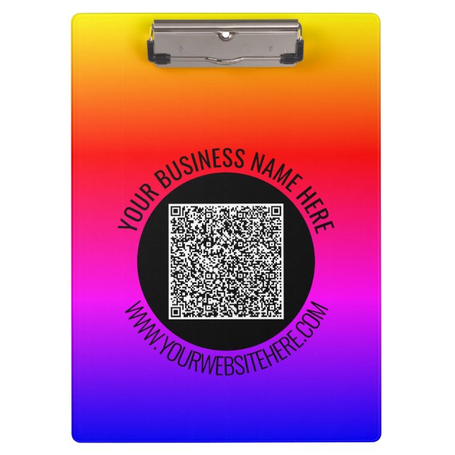 Porte-bloc Analyse du code QR et Porte - bloc de texte person (Devant)