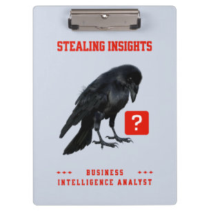Porte-bloc Analyste en intelligence d'affaires Crow