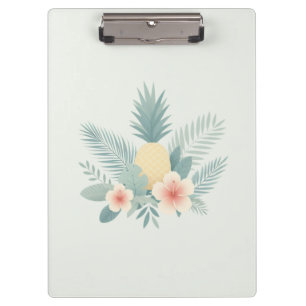 Porte-bloc Ananas floral & Hawaiian