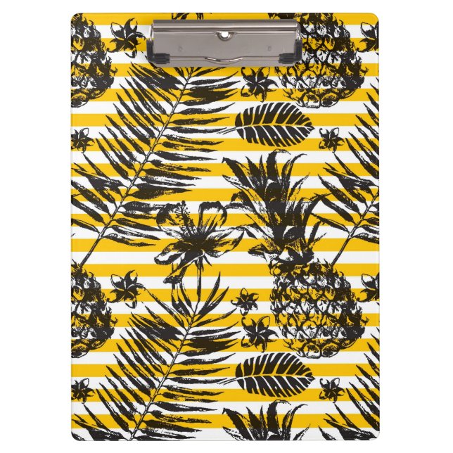 Porte-bloc Ananas tirés par la main (Devant)