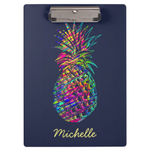 Porte-bloc Ananas Tropical Coloré Personnalisé