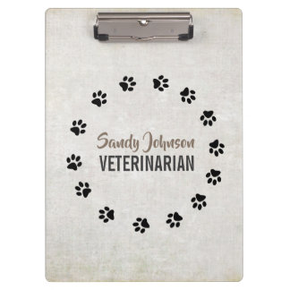 Porte-bloc Animaux de compagnie VÉTÉRINARIEN Grooming Service