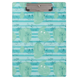 Porte-bloc Animaux mignons jouant avec de l'eau 1