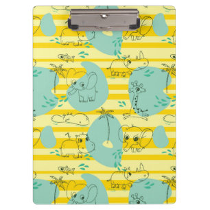 Porte-bloc Animaux mignons jouant avec de l'eau 2