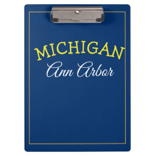 Porte-bloc Ann Arbor Michigan Blue and Maize
