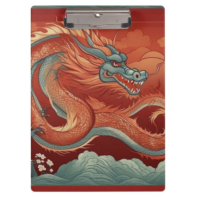 Porte-bloc Année du Porte - bloc du dragon (Devant)