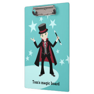 Porte-bloc Anniversaire de enfant magicien