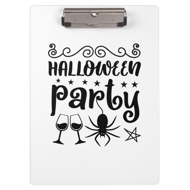 Porte-bloc Anniversaire de la fête d'Halloween (Devant)