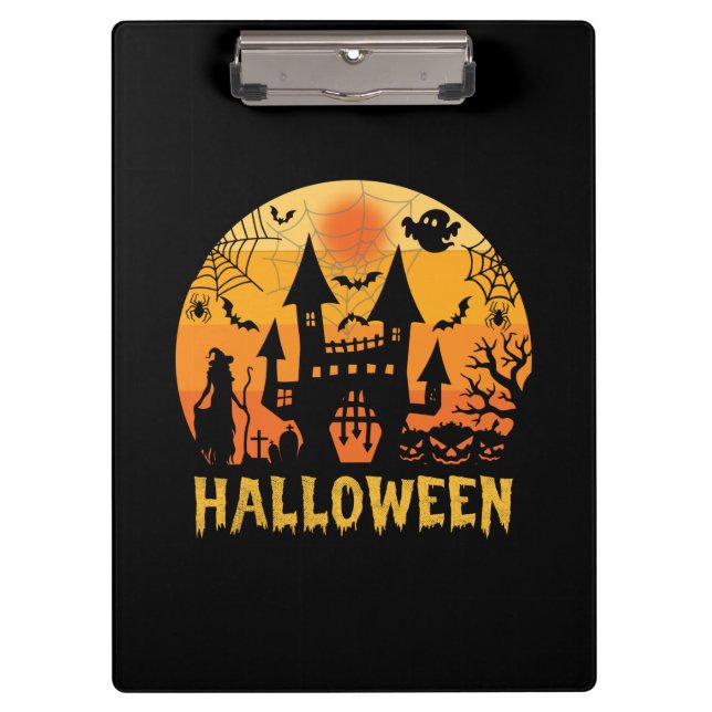 Porte-bloc Anniversaire d'Halloween (Devant)