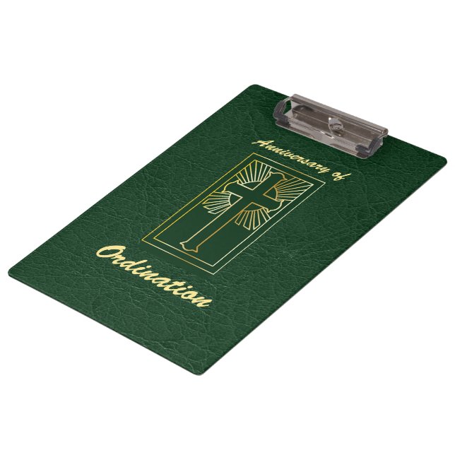 Porte-bloc Anniversaire du prêtre de l'ordination (Incliné)