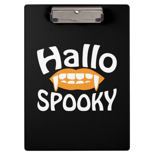 Porte-bloc Anniversaire Éffrayant d'Halloween (Devant)