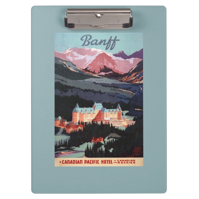 Porte-bloc Aperçu de l'affiche de Fairmont Banff Springs (Devant)