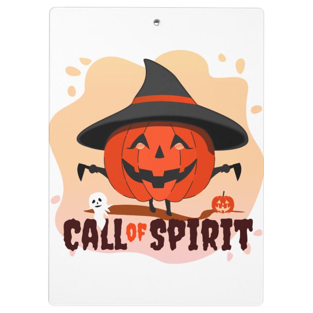 Porte-bloc Appel de l'Esprit d'Halloween (Dos)
