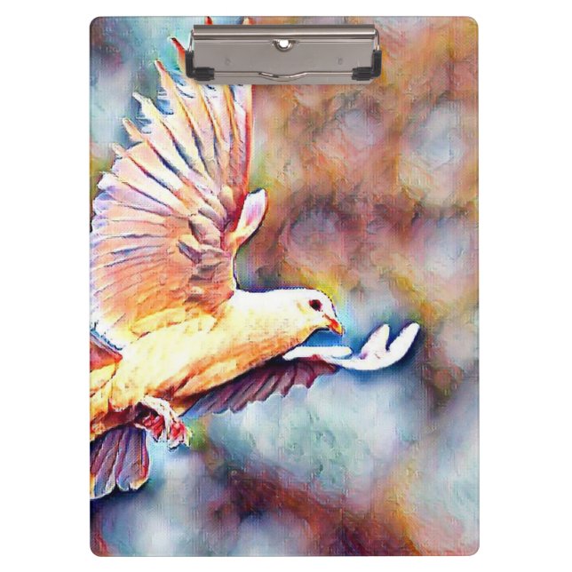 Porte-bloc aquarell dove (Devant)