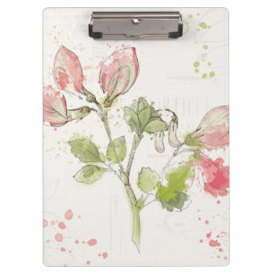 Porte-bloc Aquarelle de pois doux