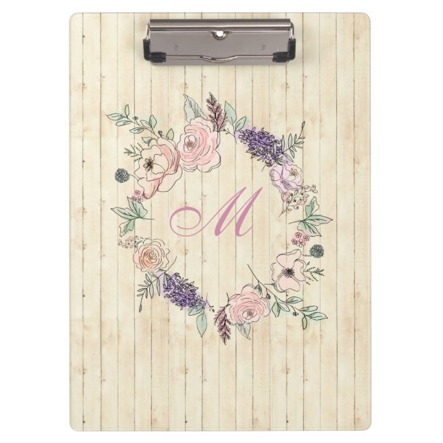Porte-bloc Aquarelle florale moderne (Devant)