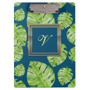 Porte-bloc Aquarelle florale moderne feuillage No 2
