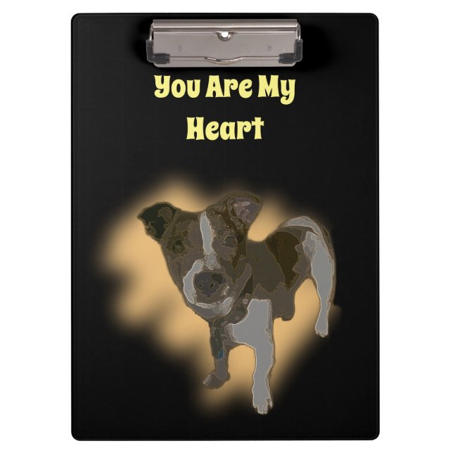 Porte-bloc Aquarelle Fox Terrier, Porte - bloc (Devant)