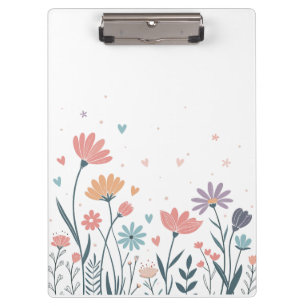 Porte-bloc Aquarelle lunaire florale