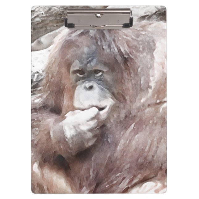 Porte-bloc Aquarelle Orang 2 (Devant)