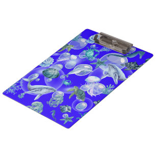 Porte-bloc Aquarelle sous la mer