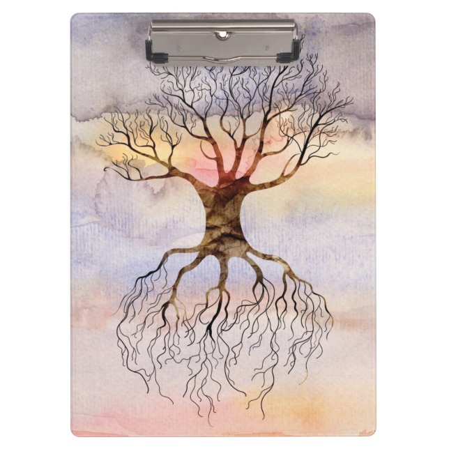 Porte-bloc Arbre contre le ciel (Devant)