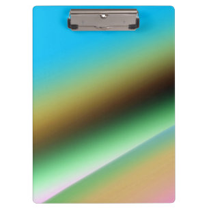 Porte-bloc Arc-en-ciel bleu vert texture abstraite motif art