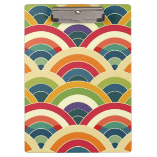 Porte-bloc Arc-en-ciel coloré Boho